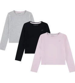 Abercrombie & Fitch Bluser - 3-pak - Cradel Pink/Sort/Hvid