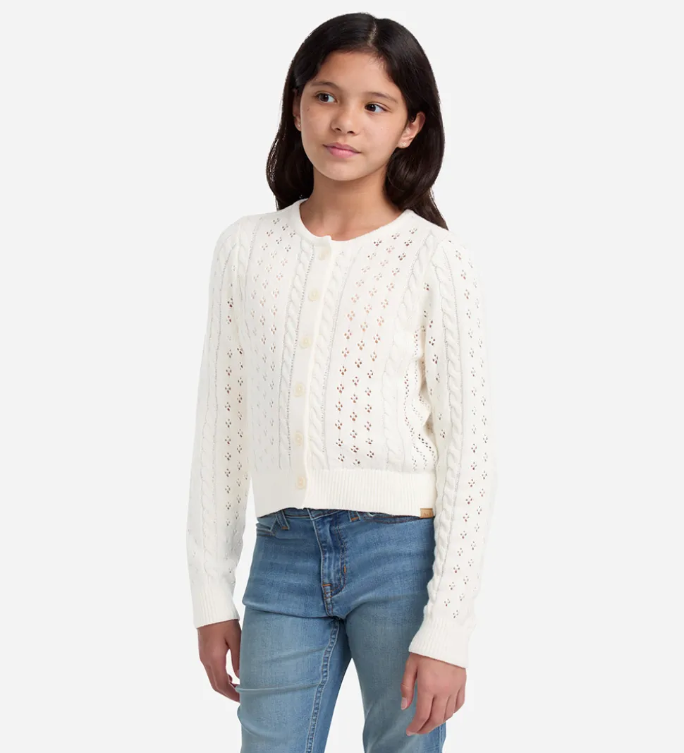 Abercrombie & Fitch Cardigan - Strik - Jet Stream m. Hulmønster