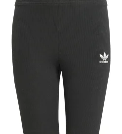 adidas Originals Cykelshorts - Rib - Sort m. Logo