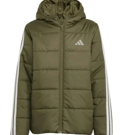 adidas Performance Dynejakke - J Ess 3S - Olistr/Black