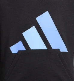 adidas Performance Hættetrøje - Black/Blufus/Globlu m. Logo
