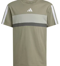 adidas Performance T-Shirt - J 3S TIB T - SILPEB/METGRY/GRESIX