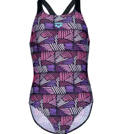 Arena Badedragt - Candies - Sort/Lilla