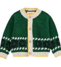 Bobo Choses Cardigan - Strik - Kaleidoscope Jacquard - Grøn