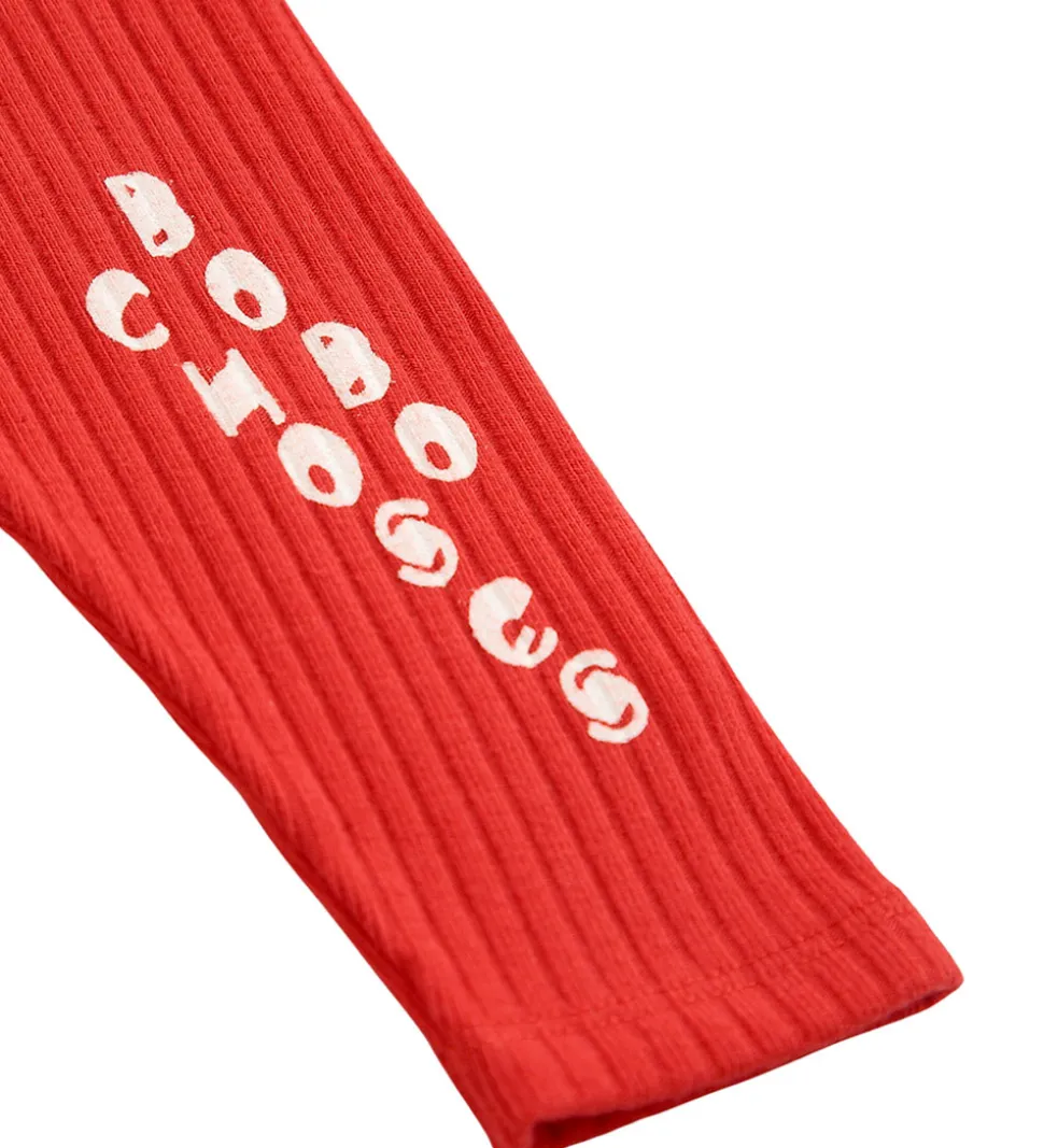 Bobo Choses Leggings - Rib - Rød