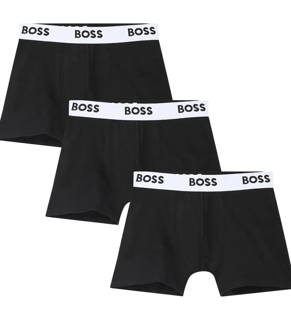 BOSS Boxershorts - 3-pak - Sort
