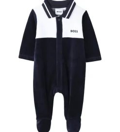 BOSS Gaveæske - Natdragt - Velour - Hvid/Navy