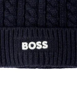 BOSS Hue - Strik - Navy m. Kvast