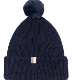 BOSS Hue - Strik - Navy m. Kvast