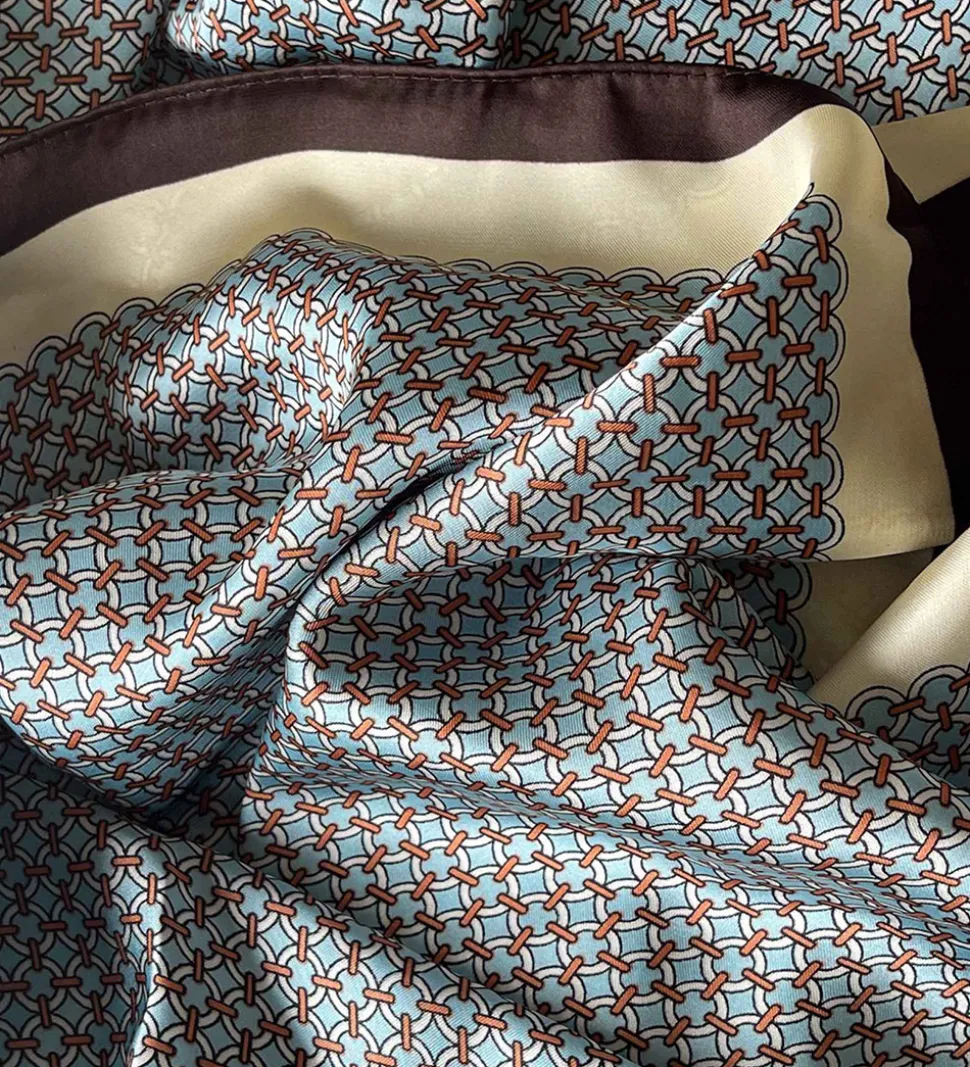 By Stær Tørklæde - Callie - Blå/Sort