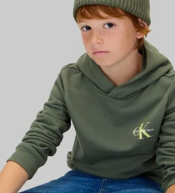 Calvin Klein Hættetrøje - Monogram - Thyme