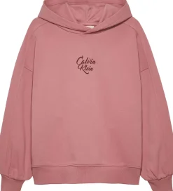 Calvin Klein Hættetrøje - Script Logo Graphic - Brandied Apricot