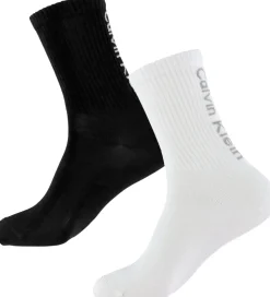 Calvin Klein Strømper - 2-pak - Sort/Hvid