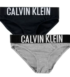 Calvin Klein Trusser - 2-pak - PVH Black/Gråmeleret