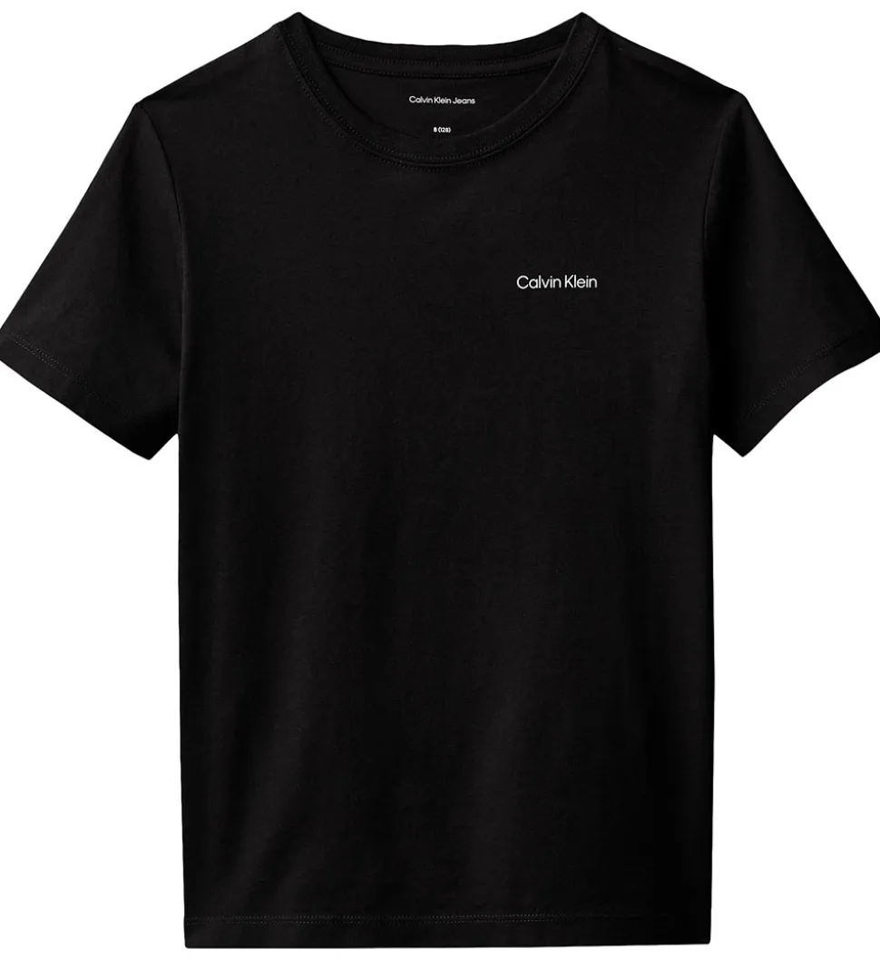 Calvin Klein T-shirt - Chest Inst. Logo - CK Black