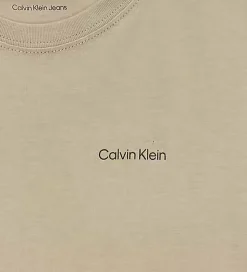 Calvin Klein T-shirt - Chest Inst. Logo - Ancient Marble Grey