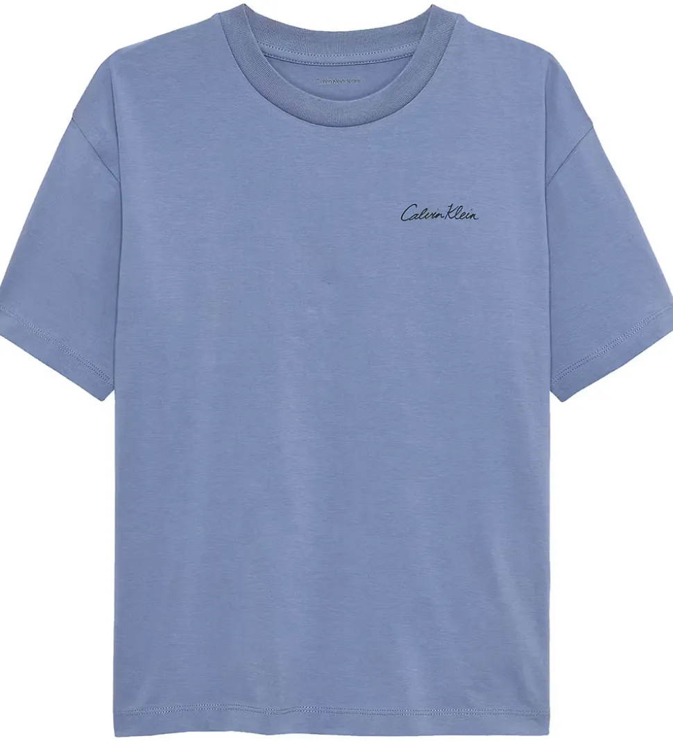 Calvin Klein T-shirt - Polaroid - Satin Blue