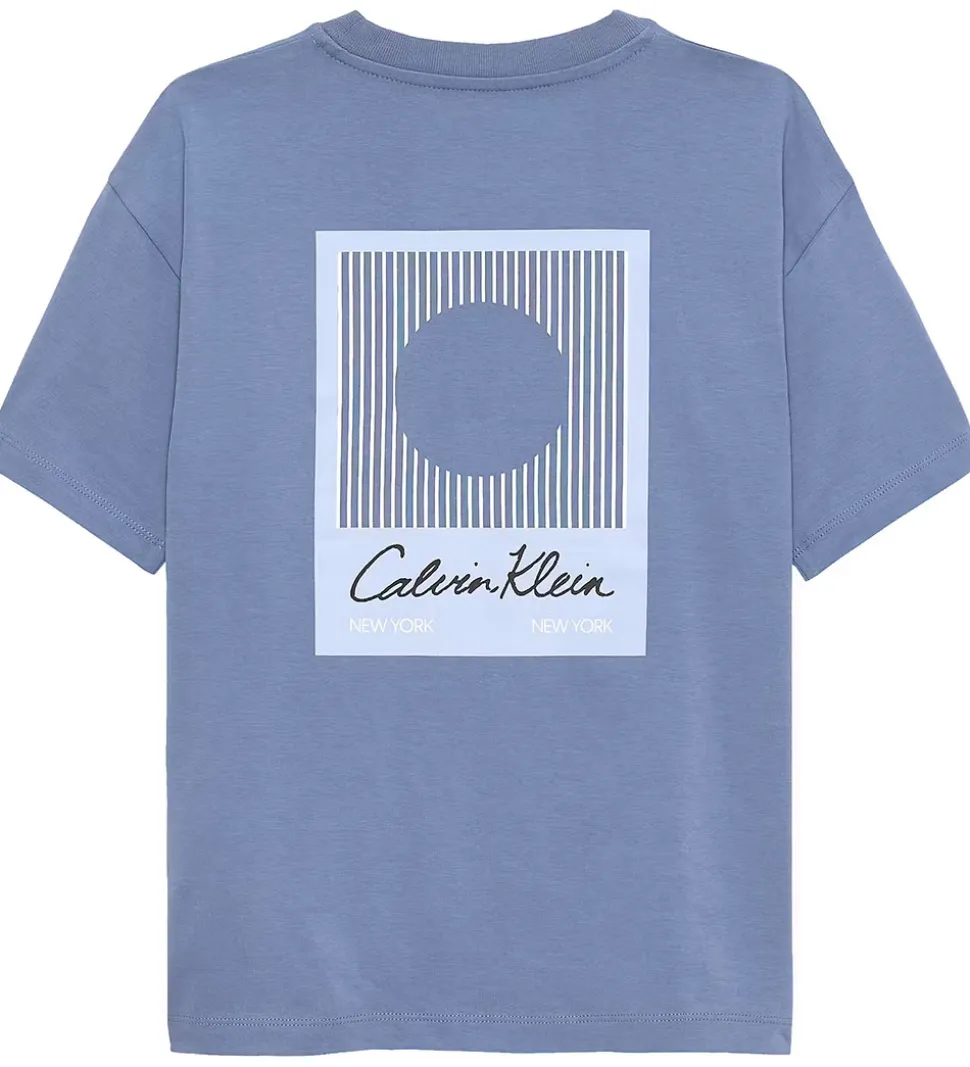 Calvin Klein T-shirt - Polaroid - Satin Blue