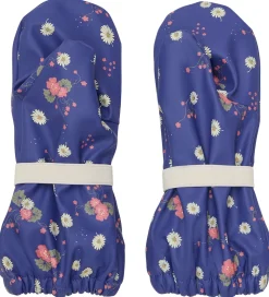 CeLaVi Luffer m. Fleece - PU - Skipper Blue m. Blomster