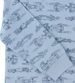 CeLaVi Nattøj - 2-delt - Ashley Blue m. Racerbiler