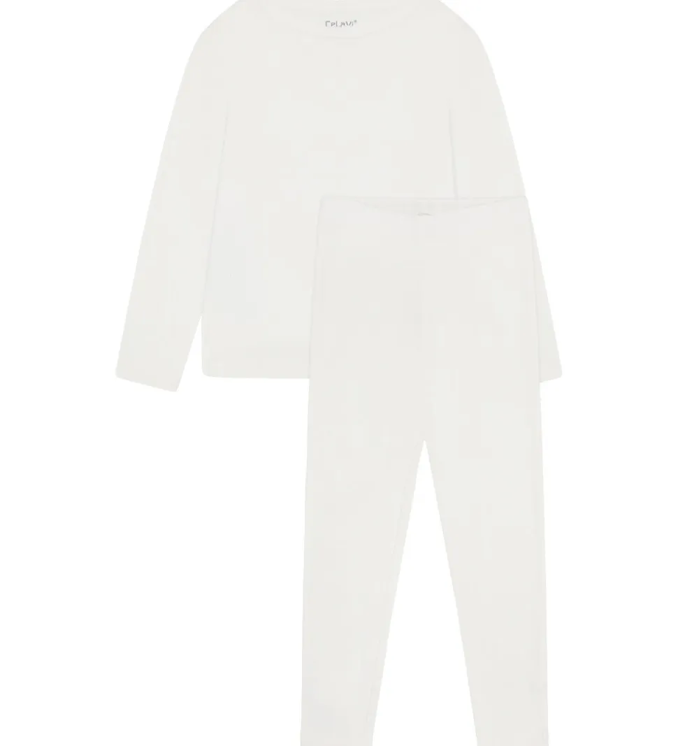 CeLaVi Nattøj - 2-delt - Marshmallow White