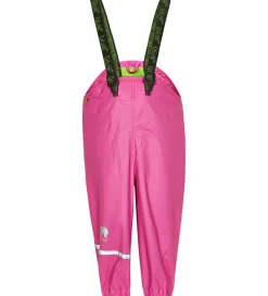 CeLaVi Regnbukser m. Seler - PU - Real pink