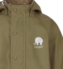 CeLaVi Regndragt - PU - Khaki