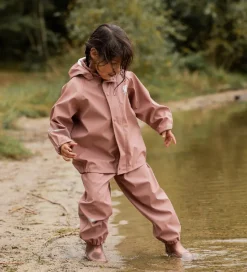 CeLaVi Regntøj m. Seler - PU - Burlwood