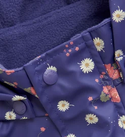 CeLaVi Regntøj m. Seler/Fleece - Recycle PU - Skipper Blue m. Pr