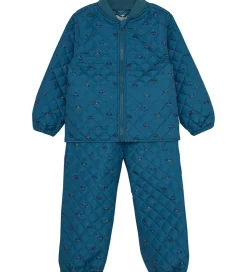 CeLaVi Termotøj - Ice Blue m. Biler