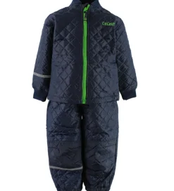 CeLaVi Termotøj - Navy m. Grøn