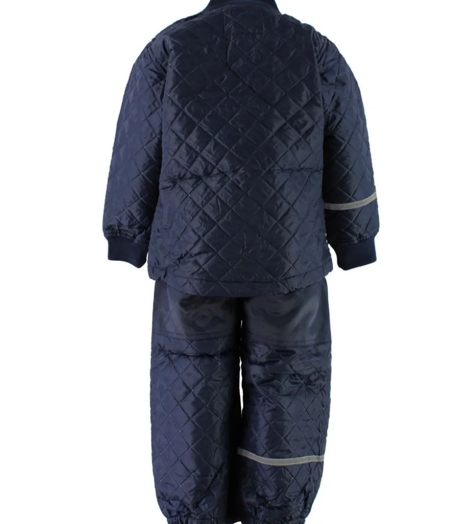 CeLaVi Termotøj - Navy m. Grøn