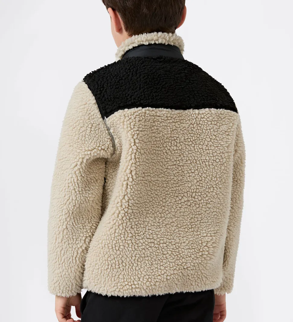 Champion Fleecejakke - Neutral Chino Beige m. Sort