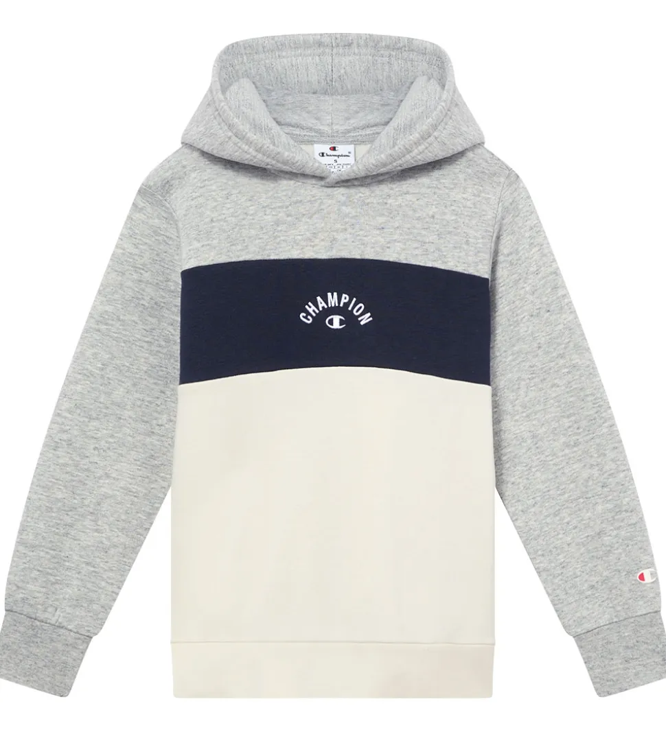Champion Hættetrøje - New Oxford Grey Melange
