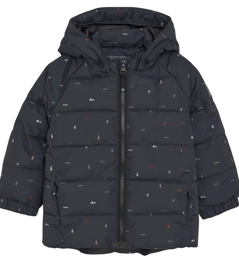 Color Kids Dynejakke - Phantom m. Print