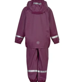 Color Kids Regntøj m. Seler - PU - Plum Caspia