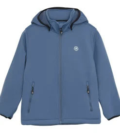 Color Kids Softshelljakke m. Fleece - Vintage Indigo