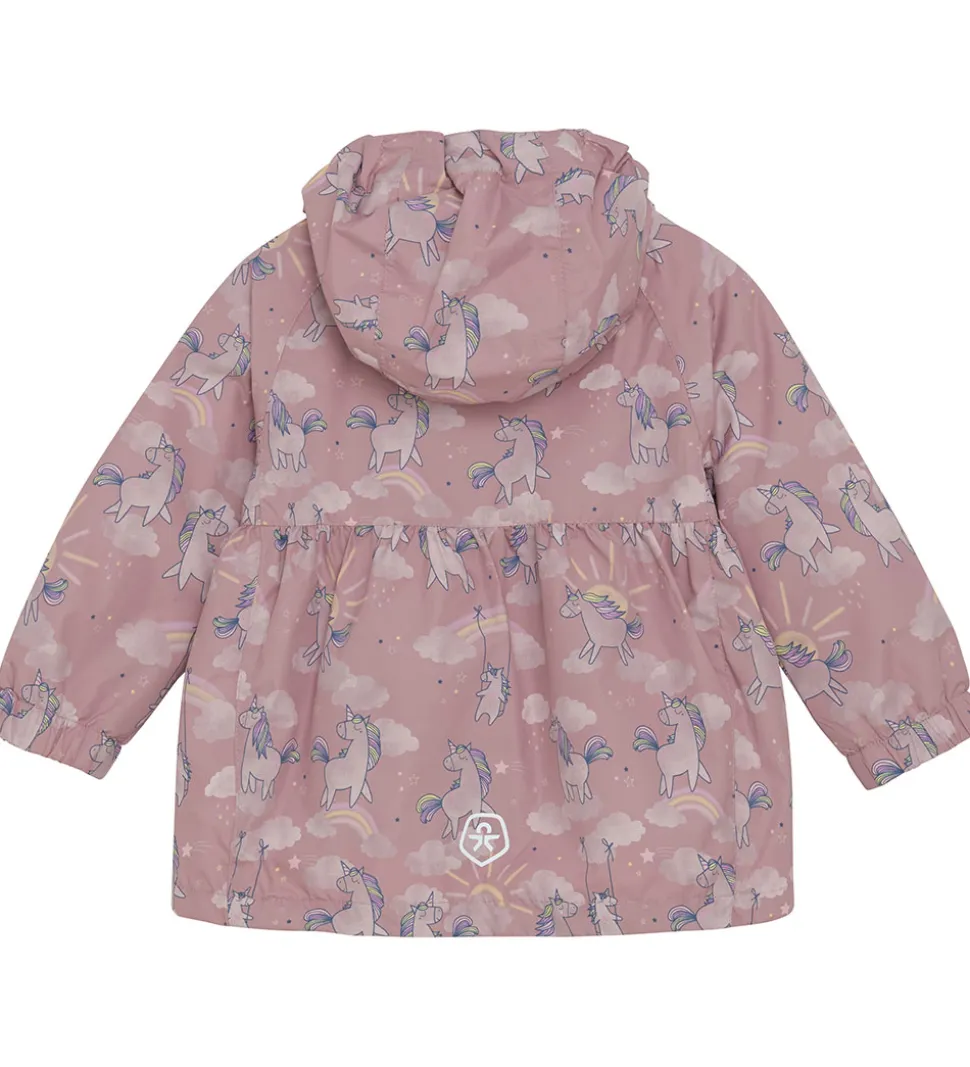 Color Kids Sommerjakke - Woodrose m. Enhjørninger