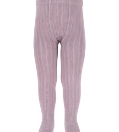 Condor Strømpebukser - Rib - Pearl