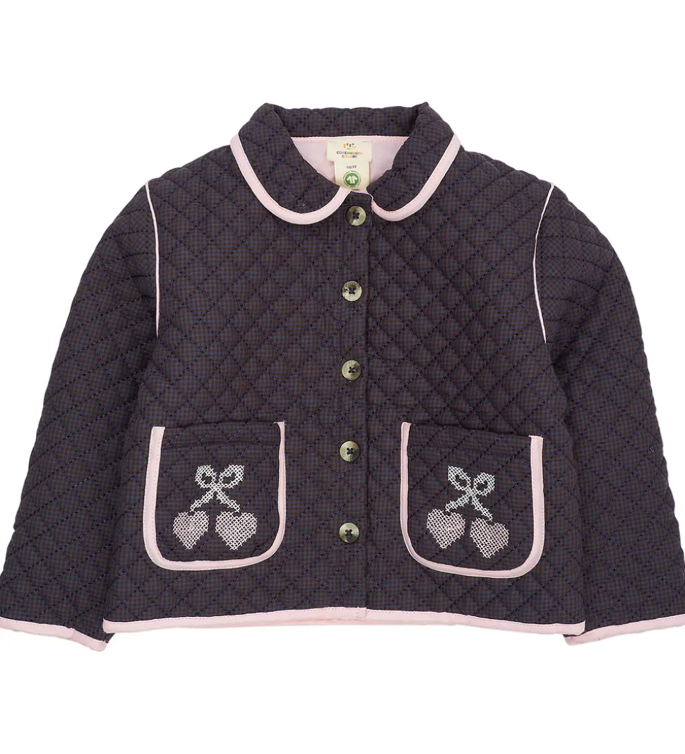 Copenhagen Colors Jakke - Quiltet - Brown/Blue Check