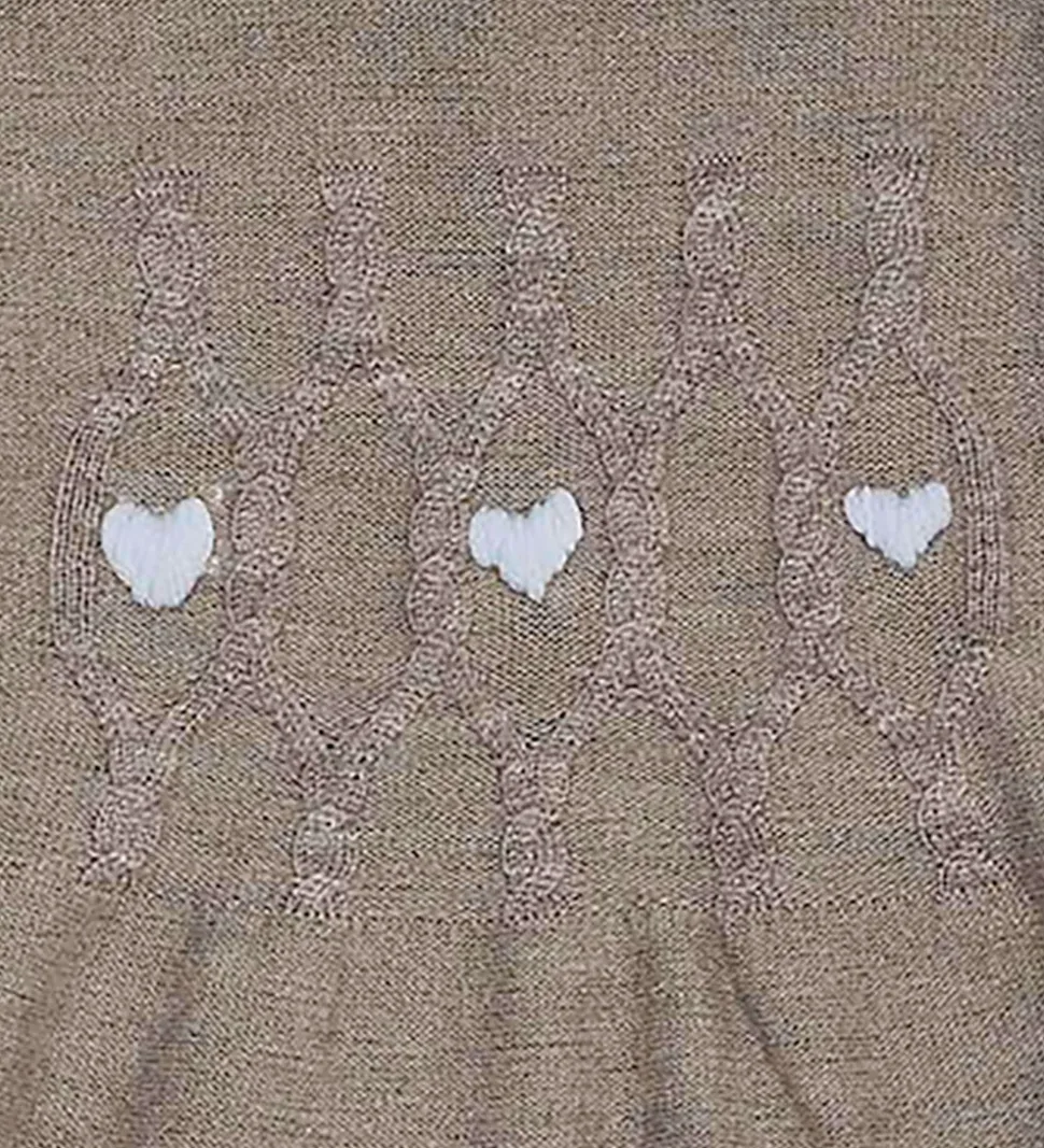 Copenhagen Colors Kjole - Strik - Uld - Neutral Mel.