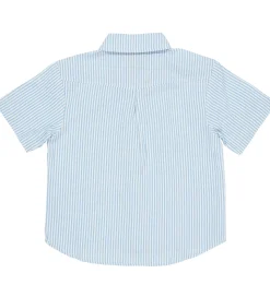 Copenhagen Colors Skjorte - Sky Blue W. Cream Stripe