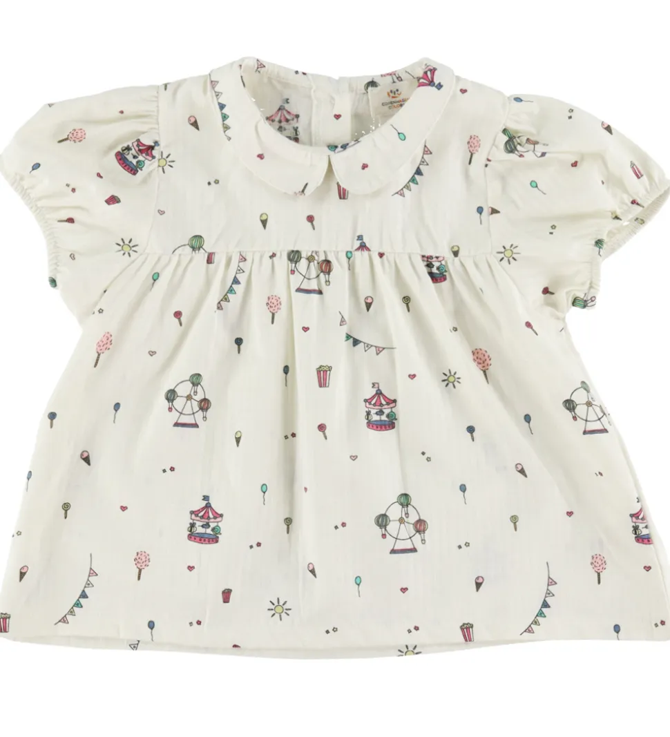 Copenhagen Colors Top - Cream Tivoli Print