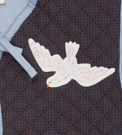 Copenhagen Colors Vest - Quiltet - Brun/Blå Tern