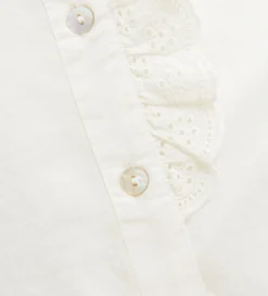 Creamie Skjorte - Woven - Cloud m. Broderie Anglaise