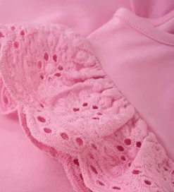 Creamie Top - Lace - Rosebloom m. Hulmønster