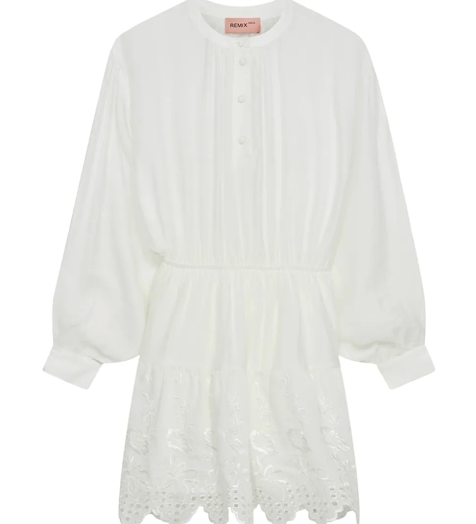 Designers Remix Kjole - Vera Broderie Short - Cream