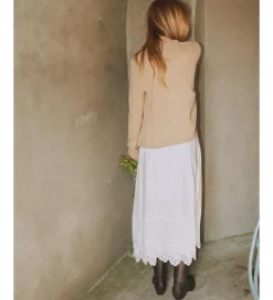 Designers Remix Nederdel - Vera Broderie - Cream