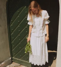 Designers Remix Skjorte - Velma Lace - Cream