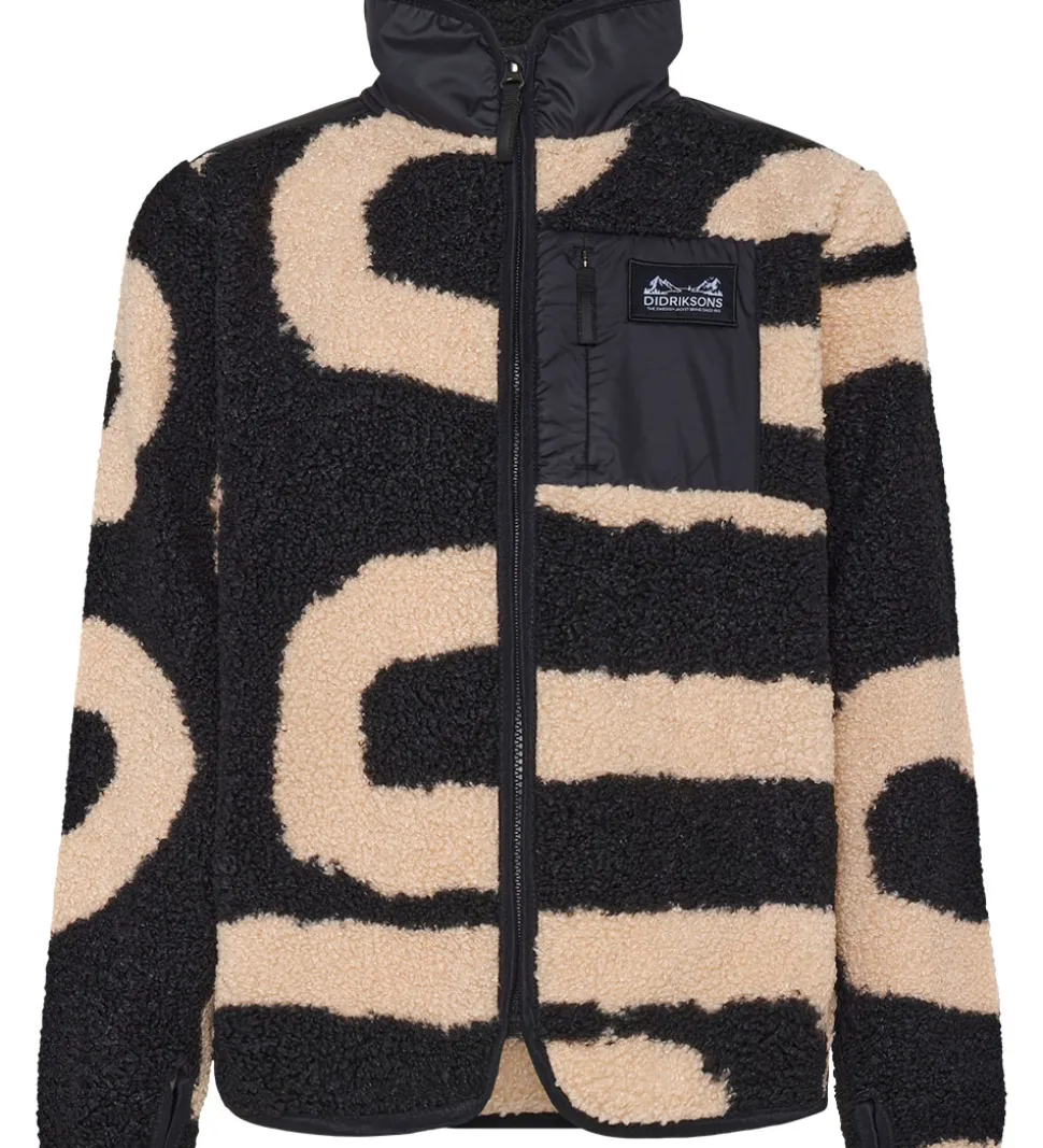 Didriksons Fleecejakke - Exa - Path L Black